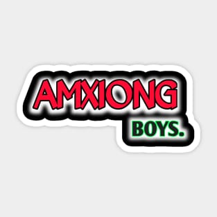 Amxiong Boys Sticker